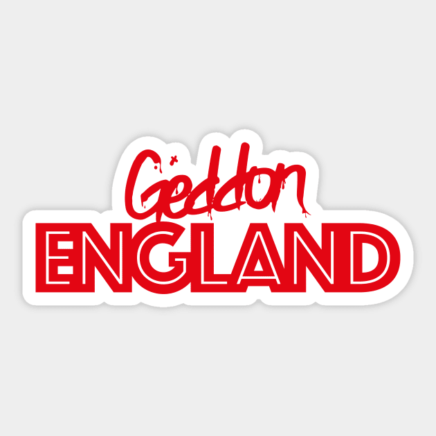 Geddon England Sticker by RDandI